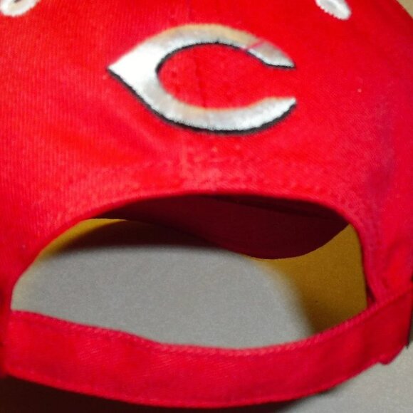 Ken Griffey Jr. Cincinnati Reds Mens Vintage Adjustable Red Strapback hat New - Picture 5 of 5